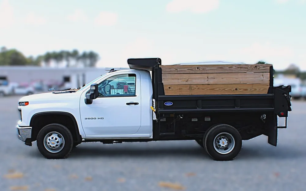 Used Chevrolet 3500 single axle dump truck for sale at T&B Auto Sales in Bryant, Arkansas